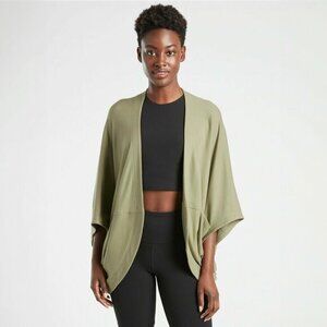 Athleta Cocoon Wrap in Shadow Olive - sz Large